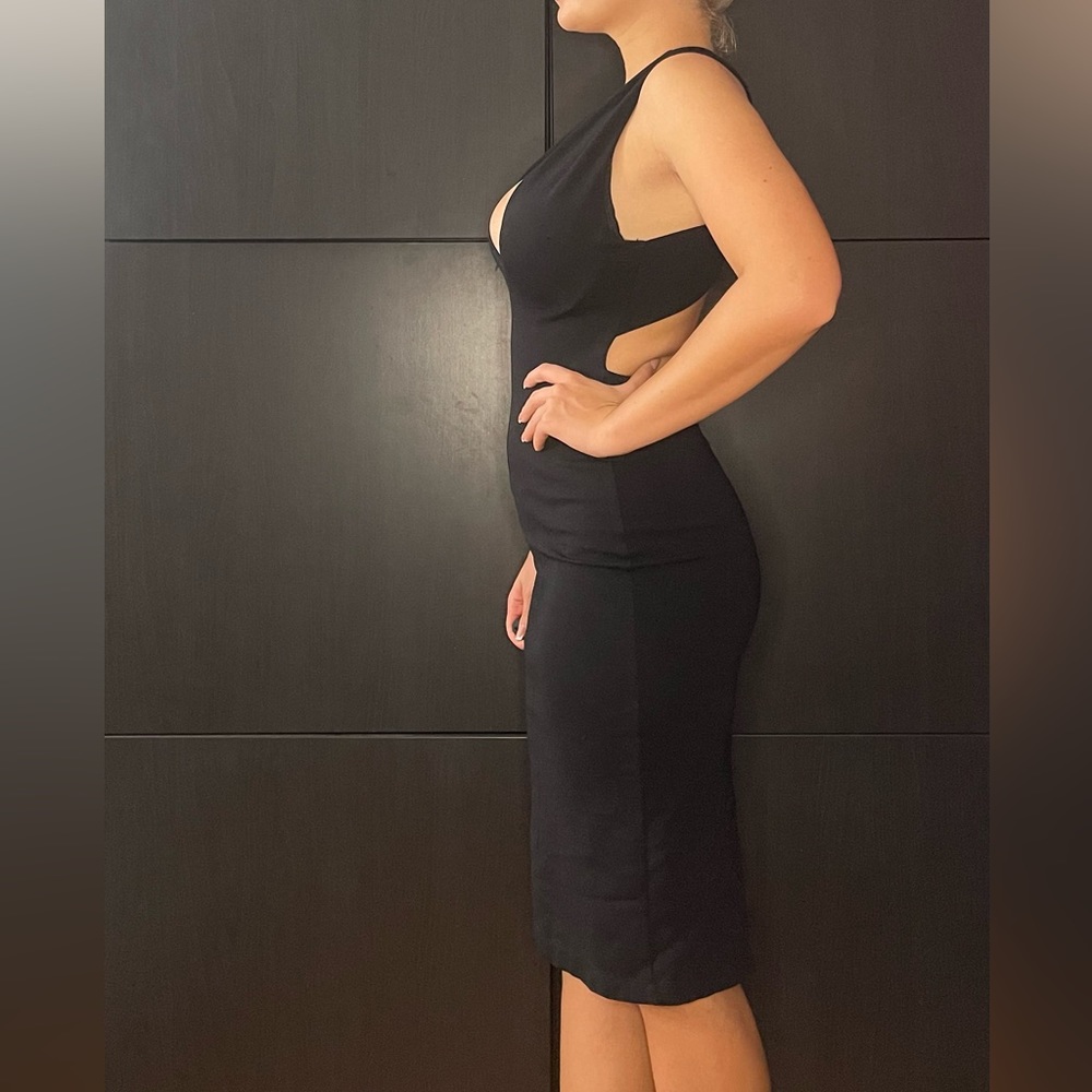 Sexy black dress